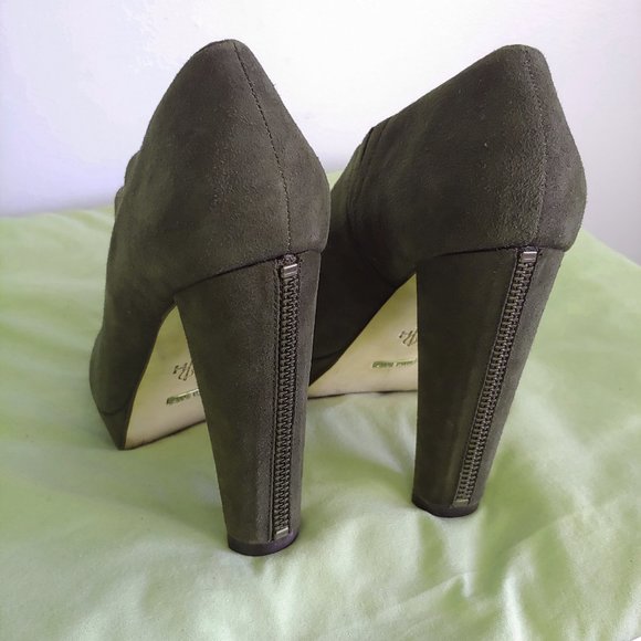 Cole Haan Nike Air Olive Platform Heeled Booties - Picture 4 of 7